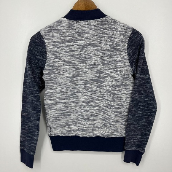 Athleta Full Zip Sweatshirt‎ Women's Size XS Gray Blue 100% Cotton Pockets Yoga - Picture 6 of 10